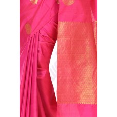 Vijayalashmi Pink Kanchipuram Silk Saree [विजयलक्श्मी पाटल काञ्चीपुरं कौशेय शाटिका]